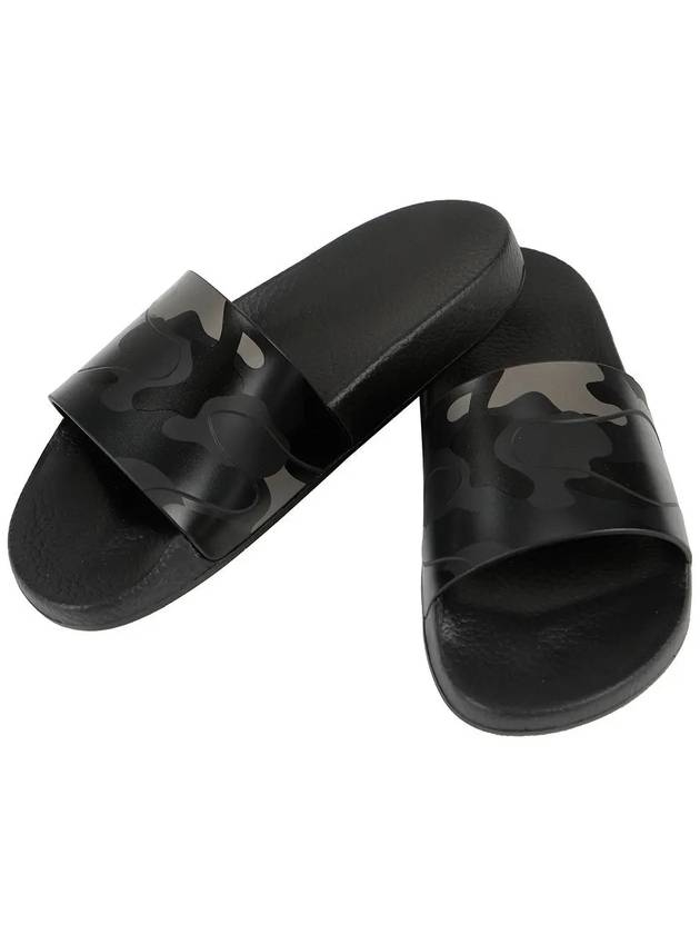 Camouflage Slippers Black - VALENTINO - BALAAN 5