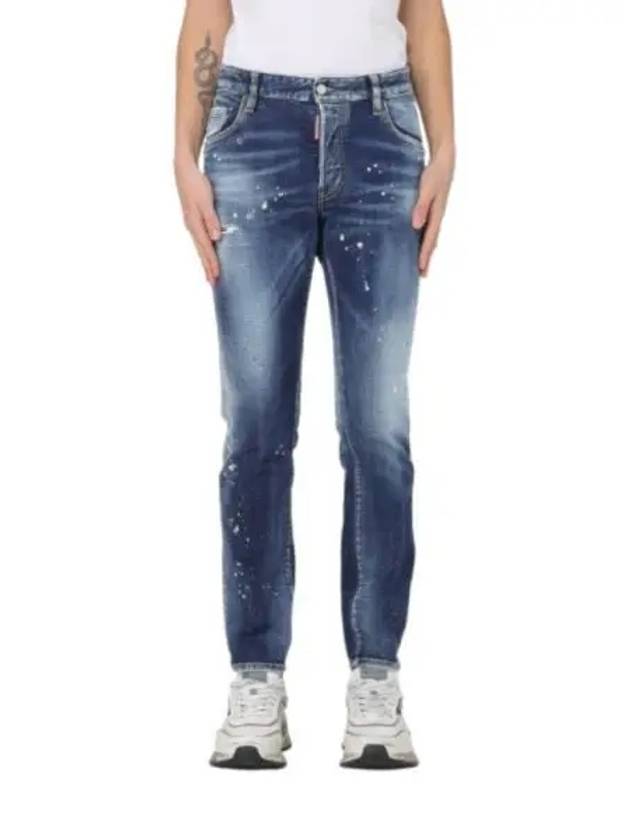 Medium Easy Wash Skater Jeans Navy - DSQUARED2 - BALAAN 2