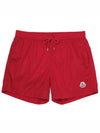 Logo Nylon Swim Shorts Red - MONCLER - BALAAN 2