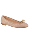 Quilted Cannage Calfskin Ballerina Flat Pink - DIOR - BALAAN 3