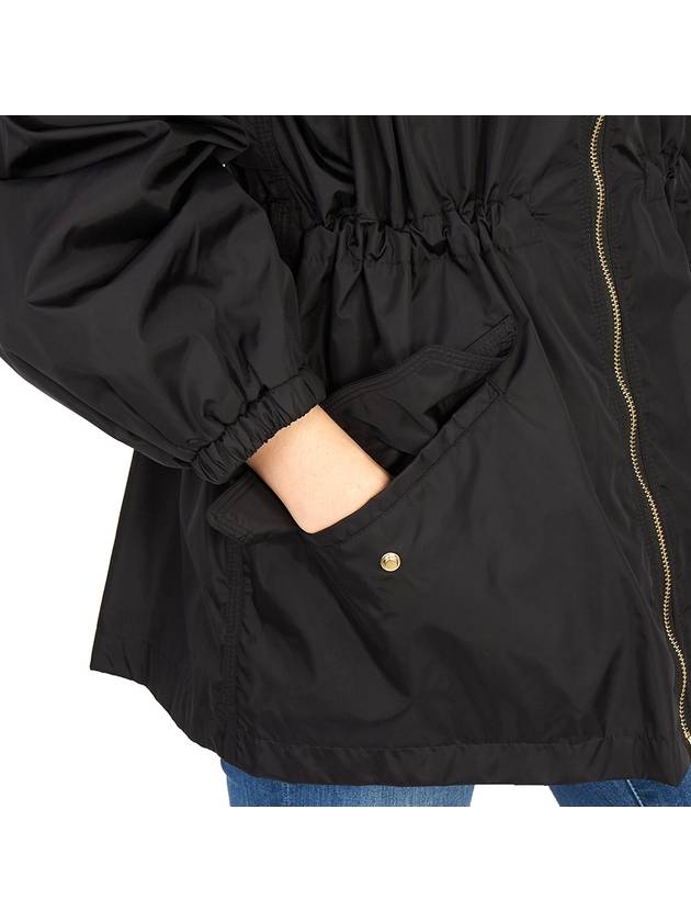 Nylon Lightweight Hooded Jacket Black - BURBERRY - BALAAN 11