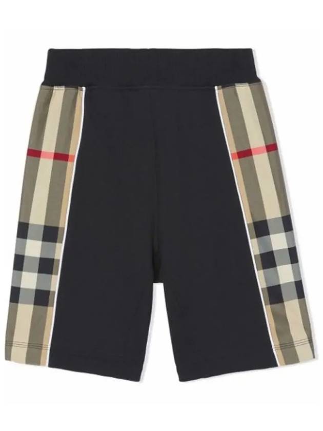 Kids Check Panel Pants Black 8050393 - BURBERRY - BALAAN 3