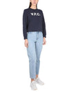 VPC Logo Sweatshirt Navy - A.P.C. - BALAAN 3