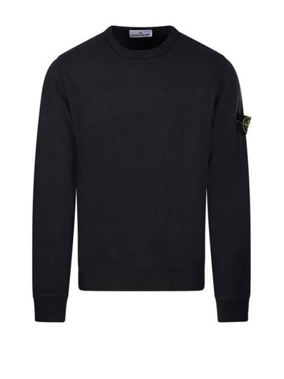 Wappen Patch Crew Neck Cotton Sweatshirt Lead Grey - STONE ISLAND - BALAAN 2