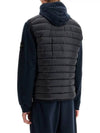 Loom Woven Chambers Recycled Nylon Down TC Vest Black - STONE ISLAND - BALAAN 4