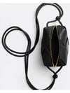 Cassette Intrecciato Mini Shoulder Bag Black - BOTTEGA VENETA - BALAAN 4