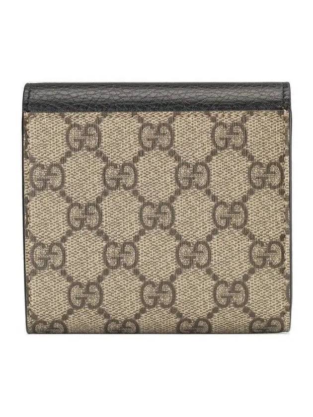 GG Marmont Medium Leather Card Wallet Black - GUCCI - BALAAN 4