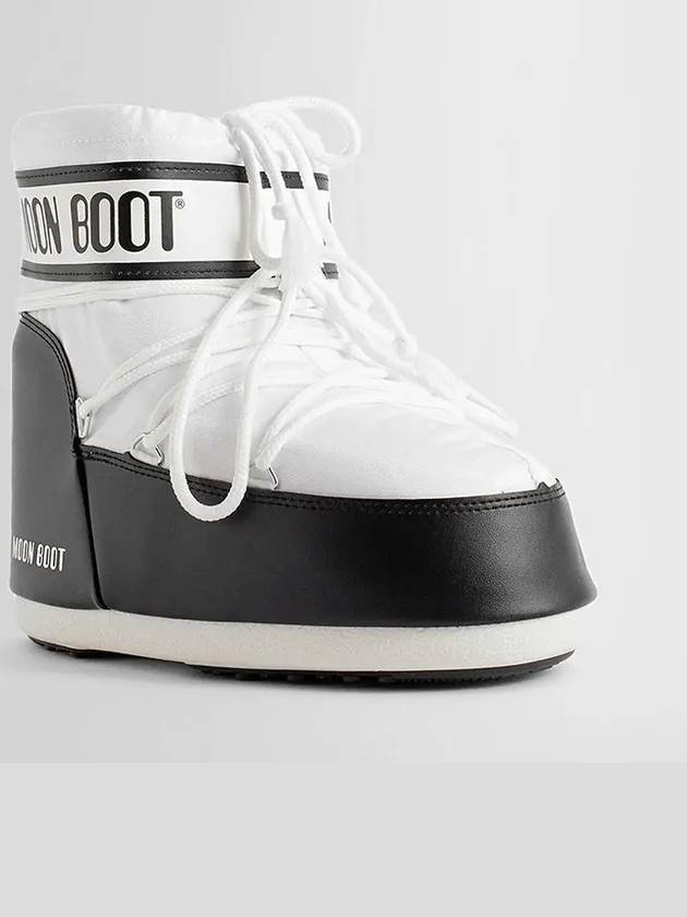 Icon Low Nylon Winter Boots Black White - MOON BOOT - BALAAN 3