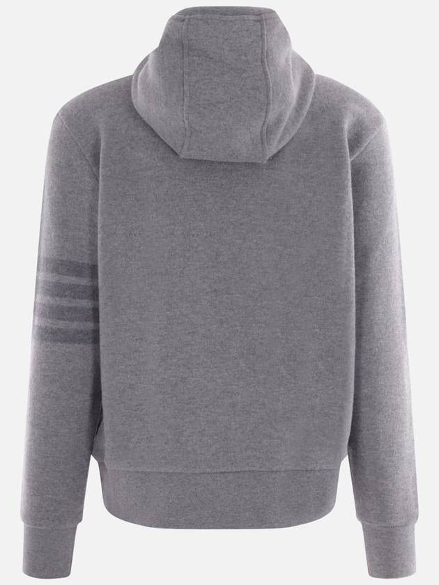 4 Bar Stripe Hoodie Grey - THOM BROWNE - BALAAN 3