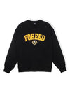 Overfit Arch Logo Sweatshirt Black - FOREEDCLUB - BALAAN 1