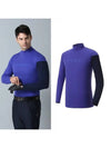 sleeve color matching turtleneck long sleeve t-shirt 3604 101 73 - IJP DESIGN - BALAAN 1