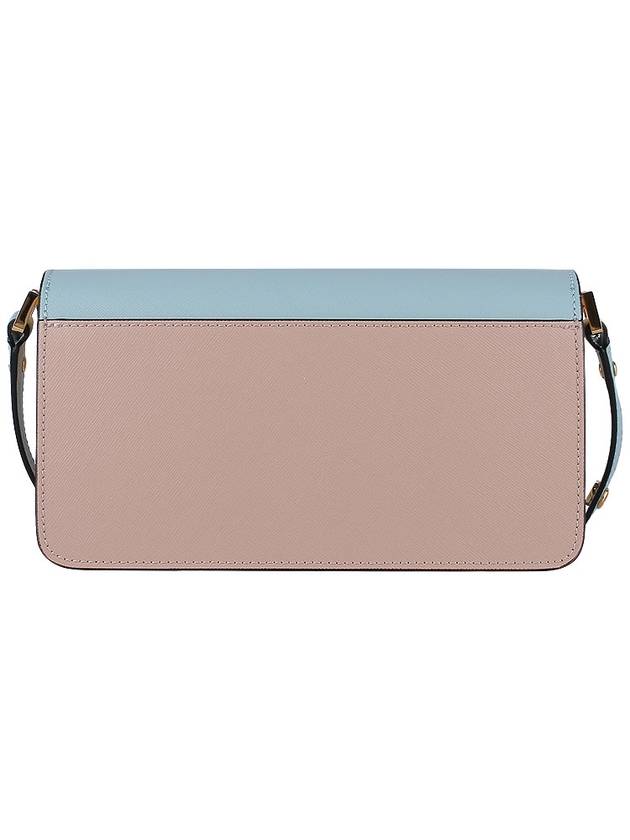 Trunk Color Block Shoulder Bag Blue - MARNI - BALAAN 6