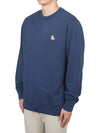 Chillax Patch Regular Sweatshirt Eclipse Blue - MAISON KITSUNE - BALAAN 3