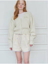 Ribbon Pointed Fleece Short pants Ivory - OPENING SUNSHINE - BALAAN 4