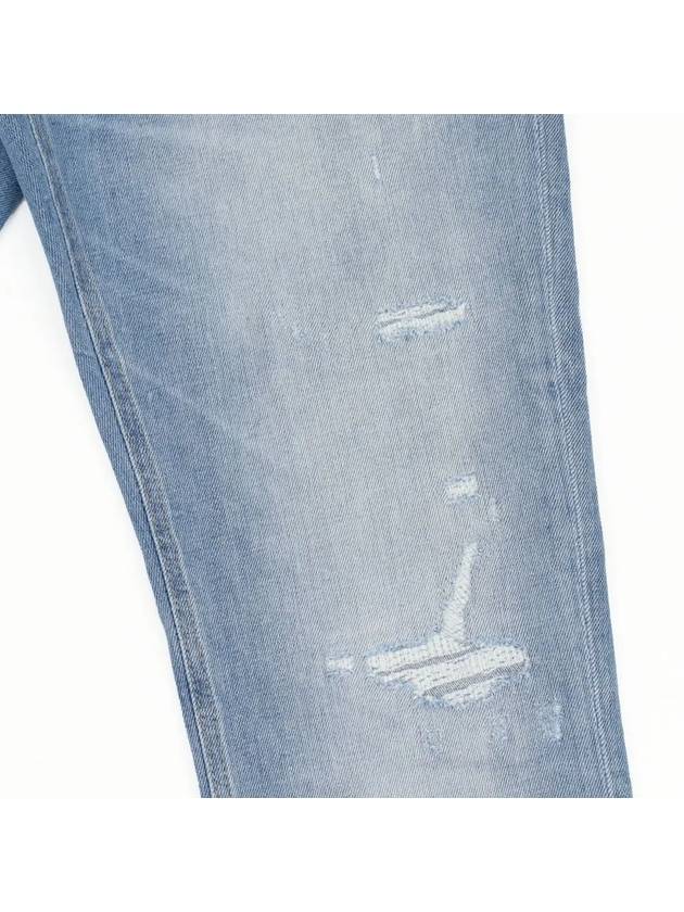 IKALOOK Light Blue Damage Tapered Fit Jeans JN132 - IKALOOOK - BALAAN 7