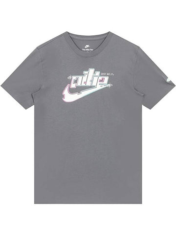 Sportswear OC Short Sleeve T-Shirt Grey - NIKE - BALAAN 1