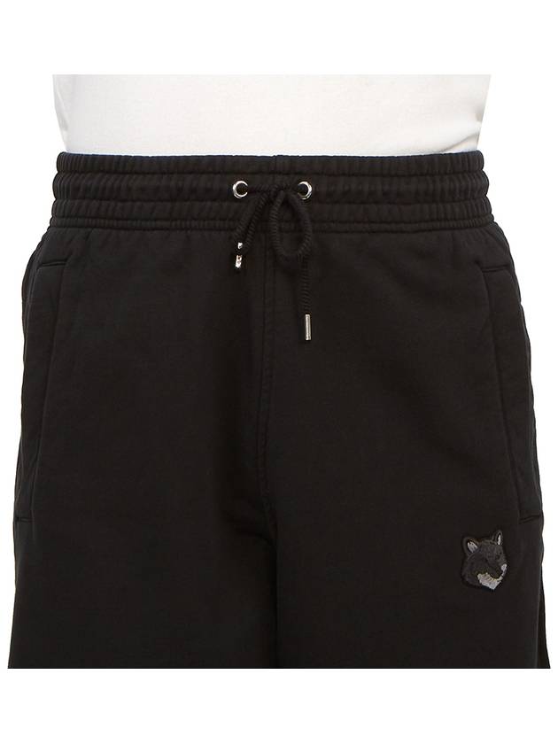 Bold Fox Head Patch Oversized Jog Shorts Black - MAISON KITSUNE - BALAAN 6