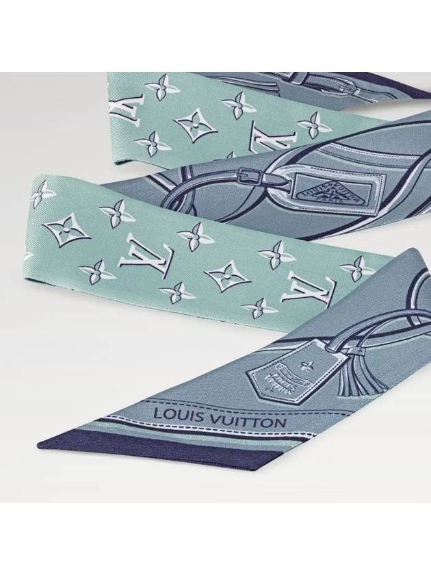 All That Strap Nano Scarf Blue - LOUIS VUITTON - BALAAN 3