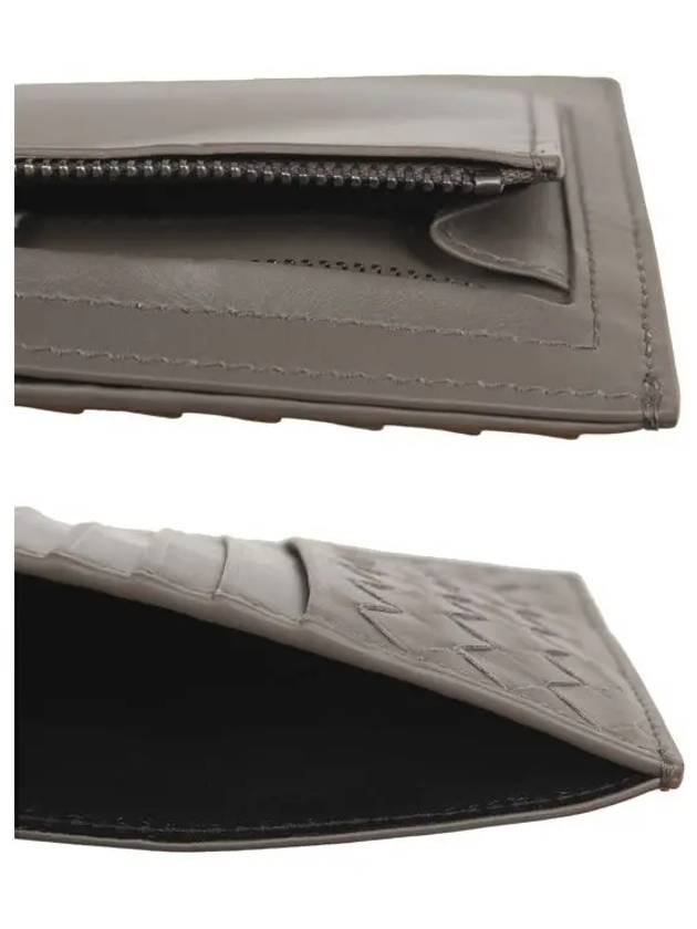 Intrecciato Card Wallet Light Grey - BOTTEGA VENETA - BALAAN 5