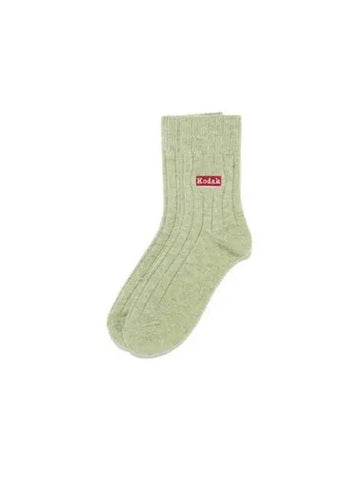 KODAK Apparel Logo Wool Socks GREEN K3443LSCC2GRN - KODO - BALAAN 1