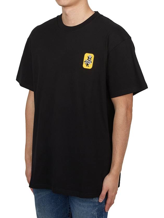 Signal Short Sleeve T-Shirt Black - CARHARTT WIP - BALAAN 3