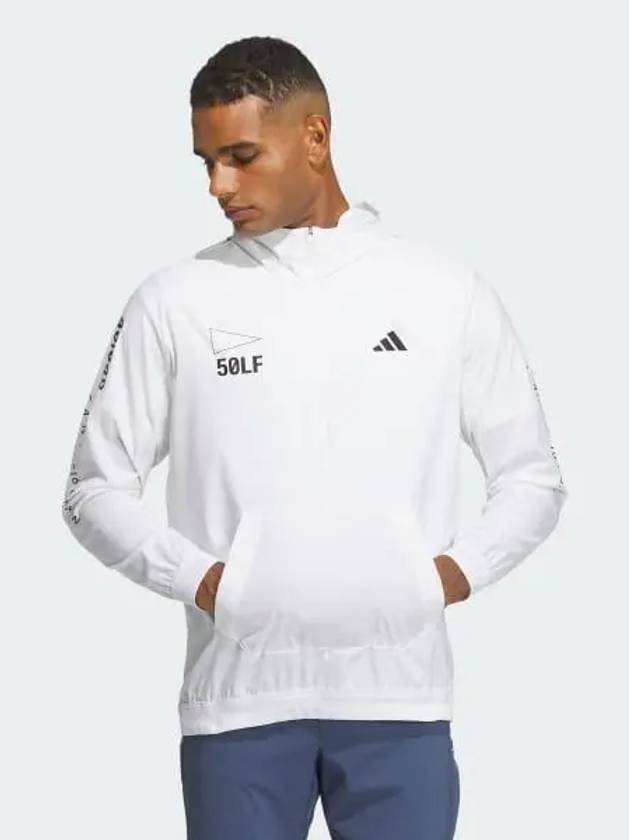 Heat Ready Long Sleeve Woven Anorak Jacket Hoody Men s Golf 9005 693481 - ADIDAS - BALAAN 1