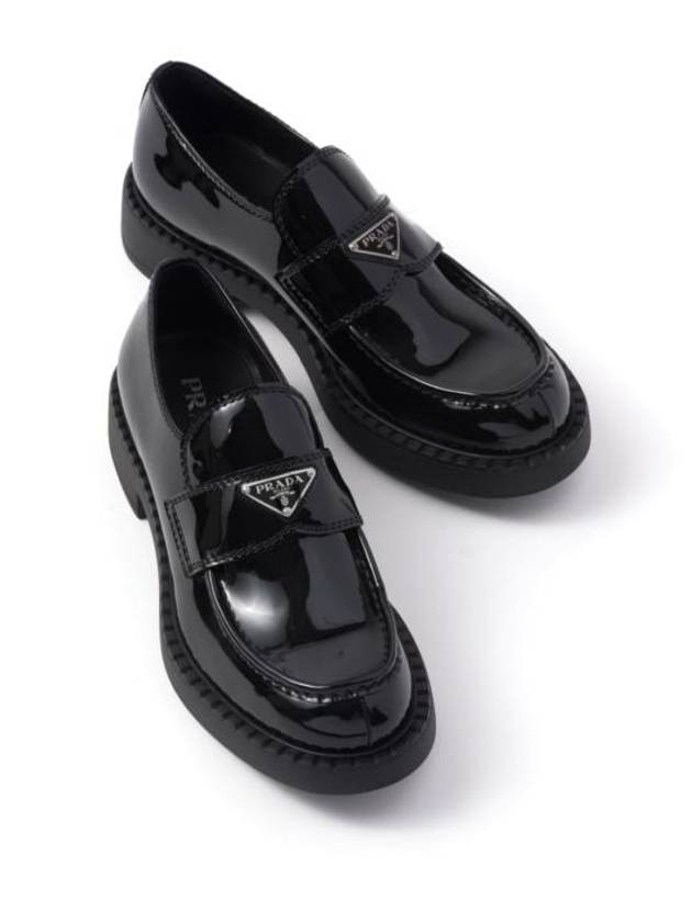 Patent Leather Loafers Black - PRADA - BALAAN 7