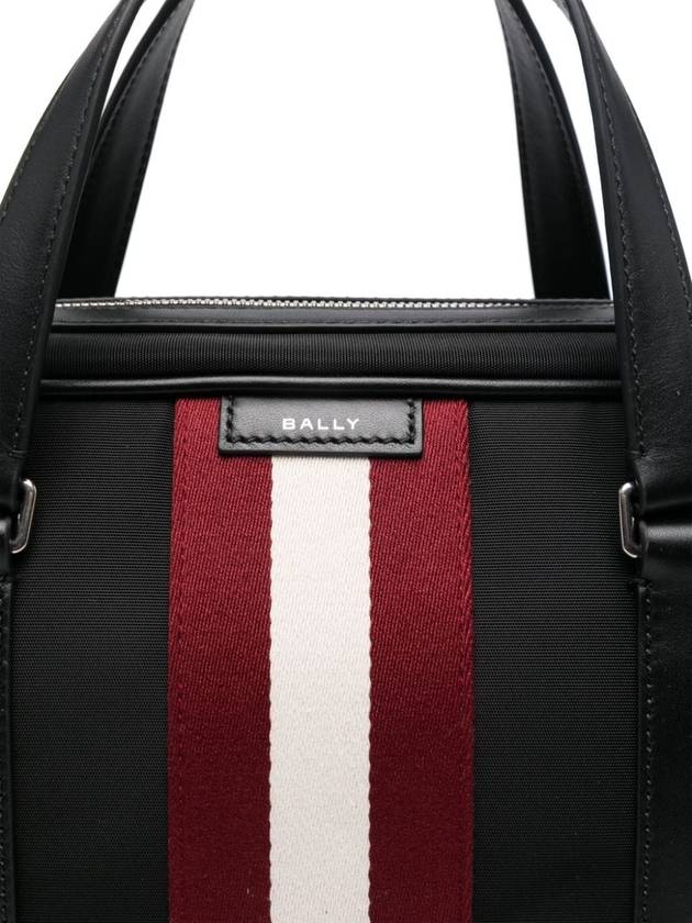 Logo Patch Brief Case Black - BALLY - BALAAN 5