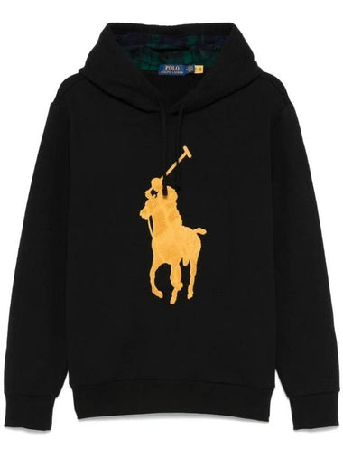 Polo Pony Motif Hoodie Black - POLO RALPH LAUREN - BALAAN 1