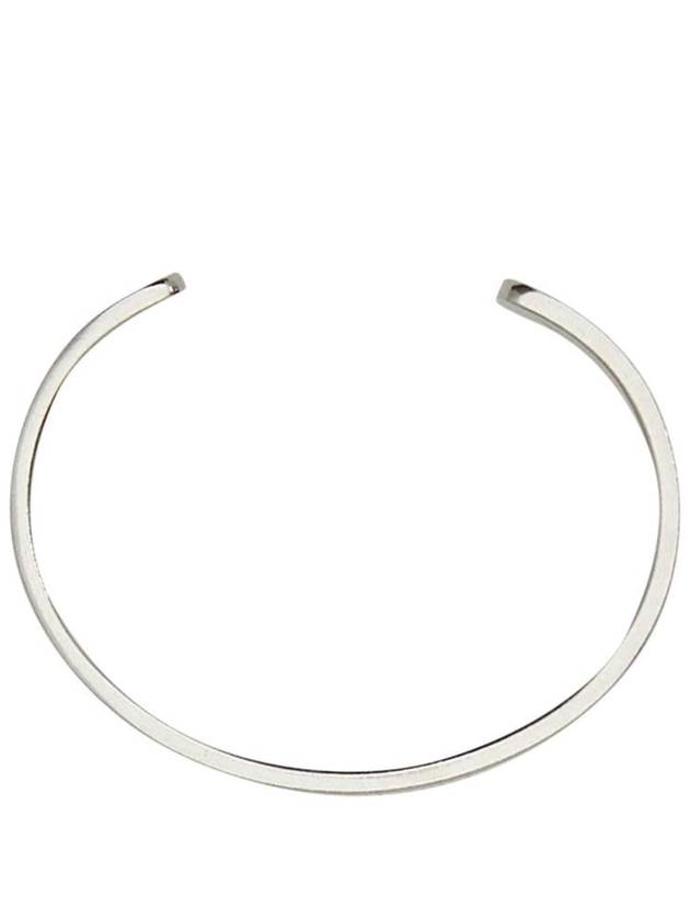 Ingraving Logo Cuff Bracelet Silver - MAISON MARGIELA - BALAAN 2