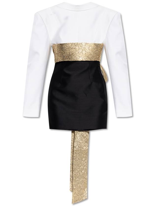 Dsquared2 Dress With Decorative Belt, Women's, White - DSQUARED2 - BALAAN 1