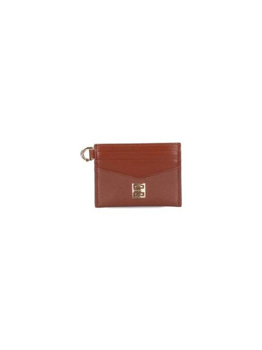 4G Calfskin Card Wallet Brown - GIVENCHY - BALAAN 1