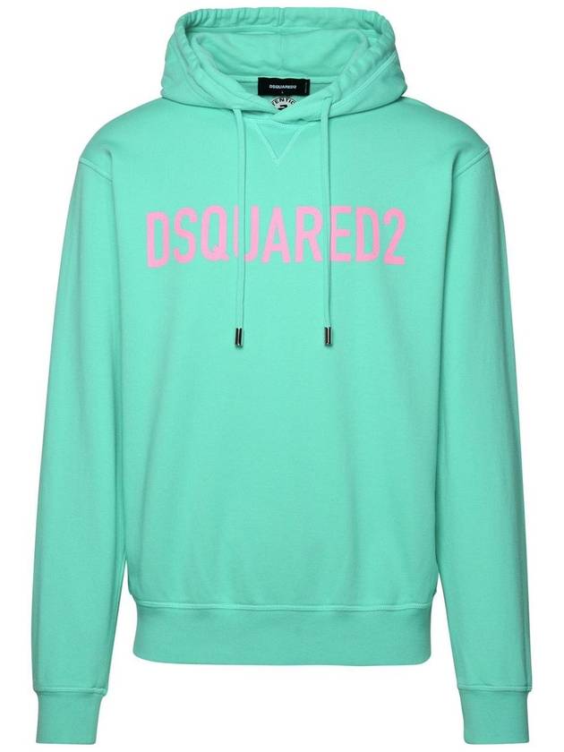 DSQUARED2 Mint Cotton Sweatshirt - DSQUARED2 - BALAAN 1