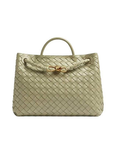 Andiamo Medium Tote Bag Travertine - BOTTEGA VENETA - BALAAN 1