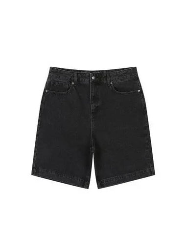 CRS Denim Shorts 9025 Black - KANGOL - BALAAN 1