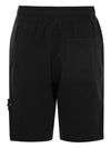 Wappen Patch Old Regular Fit Shorts Black - STONE ISLAND - BALAAN 3