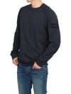 Compass Badge Sweatshirt Navy - STONE ISLAND - BALAAN 5