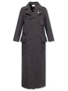 Men's Multi-Pocket Wool Double Coat Grey - MAISON MARGIELA - BALAAN 2