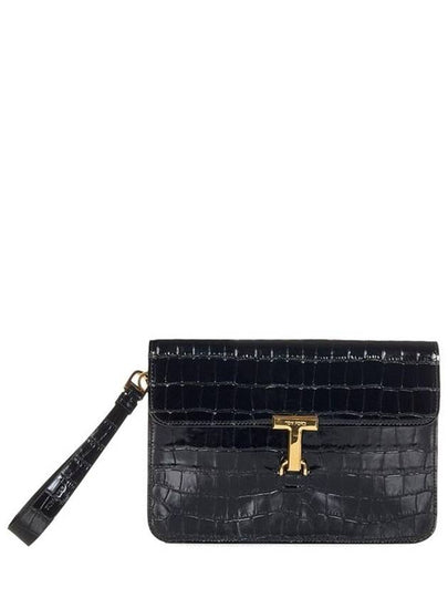 Portofino Crocodile Embossed Leather Clutch H0537LCL403X - TOM FORD - BALAAN 2