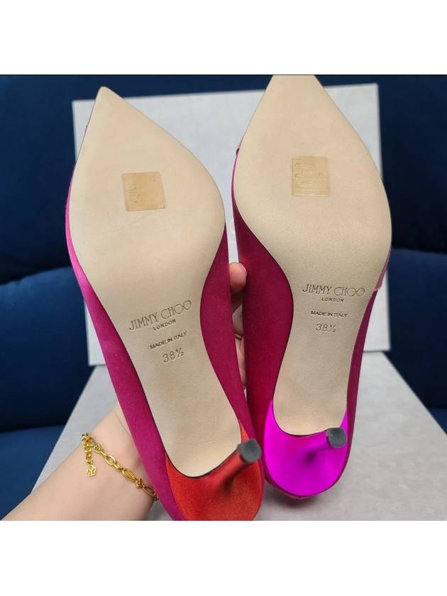 Satin Pink High Heels Pumps LOVE85YXP Women s Gift Recommendation Last Product - JIMMY CHOO - BALAAN 6