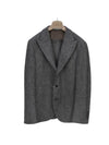 Men's Wool Blazer Jacket Grey - BRUNELLO CUCINELLI - BALAAN 2