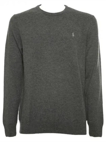 Logo Basic Pullover Knit Top Dark Grey - POLO RALPH LAUREN - BALAAN 2