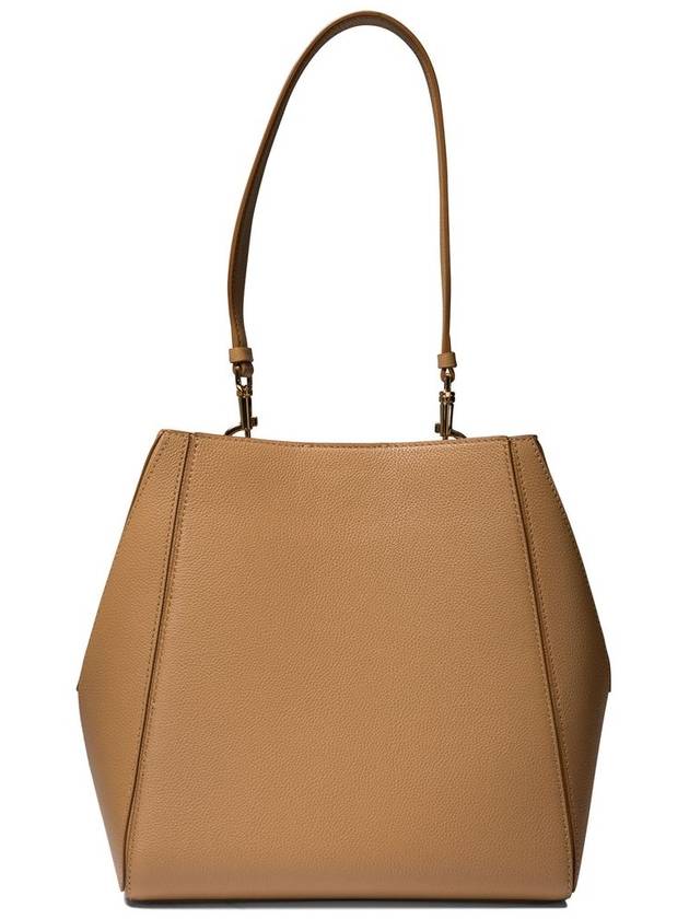 Logo Leather Bucket Bag Tiramisu - TORY BURCH - BALAAN 4