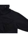 Mid-Layer Hooded Jacket Black - TEN C - BALAAN 5