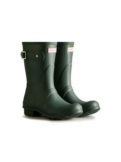 Original Matte Short Rain Boots Green - HUNTER - BALAAN 2