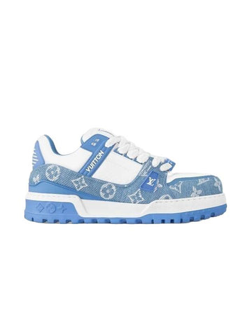 LV Trainer Maxi Low Top Sneakers Blue - LOUIS VUITTON - BALAAN 1