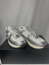 CC Shasix Women s Sneakers Laminated Silver Size 37 G39792 - CHANEL - BALAAN 1