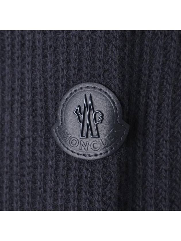 Men s Knit Padded Hooded Cardigan Navy 9B00020 M1241 742 - MONCLER - BALAAN 7