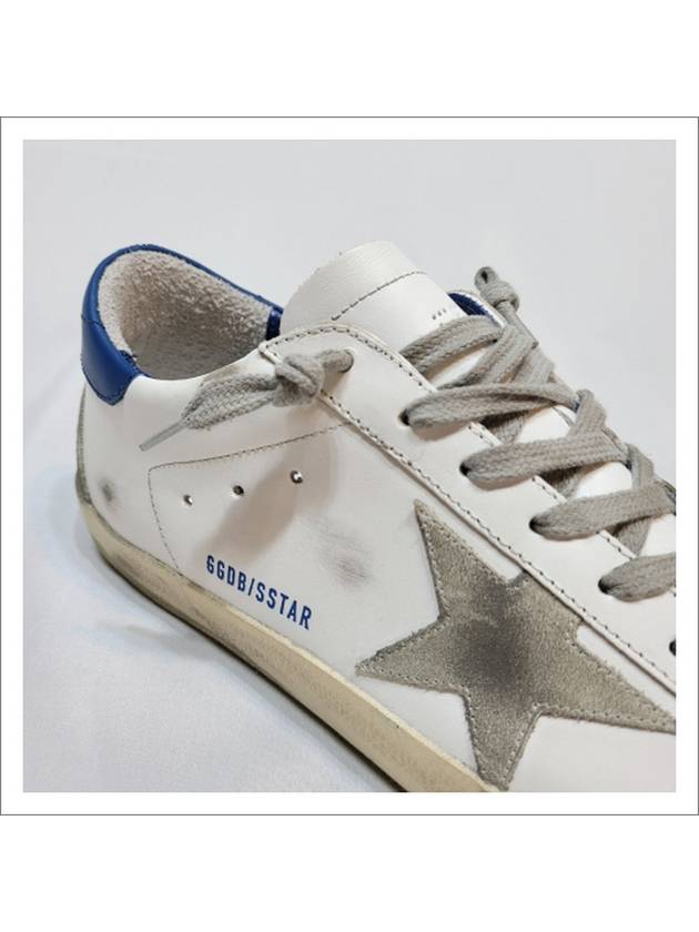 Superstar Classic Low Top Sneakers Blue White - GOLDEN GOOSE - BALAAN 8