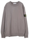 Wappen Patch Garment Dyed Sweatshirt Grey - STONE ISLAND - BALAAN 2